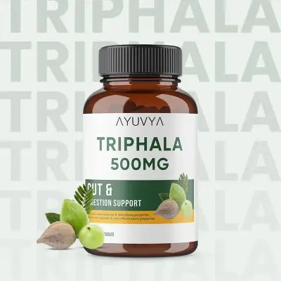 Ayuvya|TRIPHALA CAPSULES|500 MG|60 Capsules